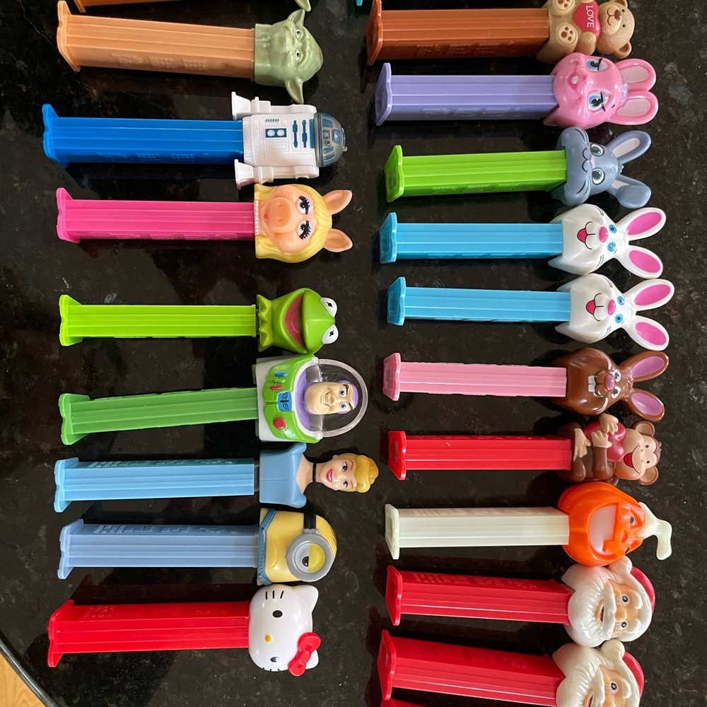 Collectible Pez Character Candy Dispensers